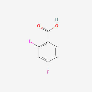 molecular formula C7H4FIO2 B1367103 4-Fluoro-2-iodobenzoic acid CAS No. 56096-89-0