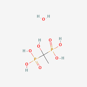 molecular formula C2H10O8P2 B1367104 Etidronic acid monohydrate CAS No. 25211-86-3