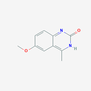 molecular formula C10H10N2O2 B13671052 6-Methoxy-4-methylquinazolin-2(1H)-one 