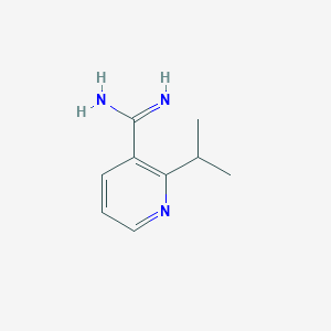 molecular formula C9H13N3 B13671060 2-Isopropylnicotinimidamide 