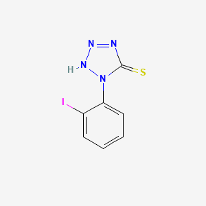 molecular formula C7H5IN4S B13671083 1-(2-Iodophenyl)-1H-tetrazole-5-thiol CAS No. 139059-03-3