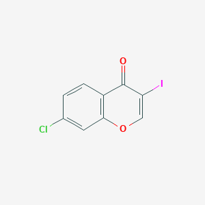 molecular formula C9H4ClIO2 B1367110 7-Chloro-3-iodo-4H-chromen-4-one 