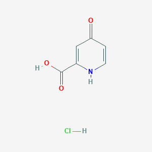 molecular formula C6H6ClNO3 B13671106 4-Hydroxypicolinic acid hydrochloride 