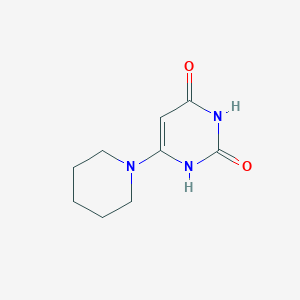 molecular formula C9H13N3O2 B1367113 6-(piperidin-1-yl)pyrimidine-2,4(1H,3H)-dione 