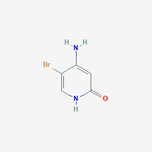 molecular formula C5H5BrN2O B13671181 4-Amino-5-bromopyridin-2-ol 