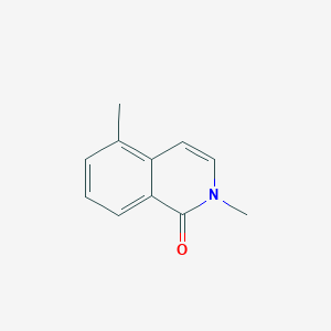 molecular formula C11H11NO B13671188 2,5-Dimethylisoquinolin-1(2H)-one 