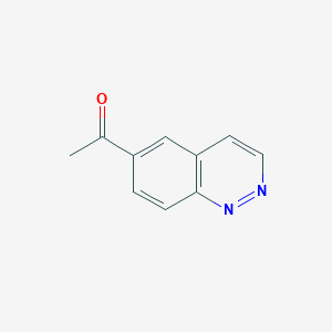 molecular formula C10H8N2O B13671197 1-(Cinnolin-6-yl)ethanone 