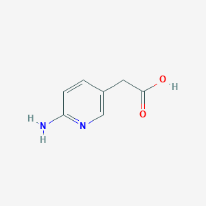 2-(6-Aminopyridin-3-yl)acetic acid