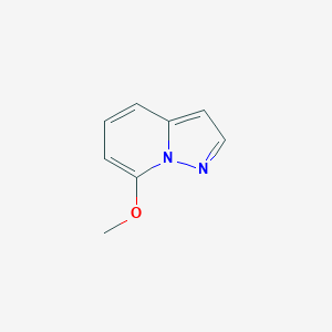 molecular formula C8H8N2O B13671244 7-Methoxypyrazolo[1,5-A]pyridine 