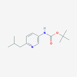 molecular formula C14H22N2O2 B13671322 tert-Butyl (6-isobutylpyridin-3-yl)carbamate 