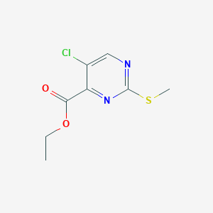 Ethyl 5-chloro-2-(methylthio)pyrimidine-4-carboxylate