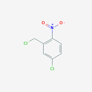 molecular formula C7H5Cl2NO2 B1367136 4-Chloro-2-(chloromethyl)-1-nitrobenzene CAS No. 57750-81-9