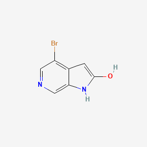 molecular formula C7H5BrN2O B13671436 4-Bromo-1H-pyrrolo[2,3-c]pyridin-2-ol 
