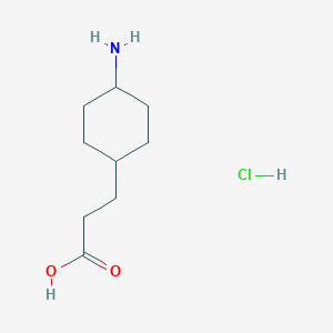 3-(4-Aminocyclohexyl)propanoic acid hydrochloride