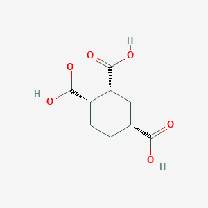 molecular formula C9H12O6 B1367146 (1alpha,2alpha,4alpha)-1,2,4-Cyclohexanetricarboxylic Acid CAS No. 76784-95-7