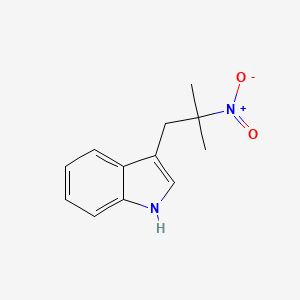 molecular formula C12H14N2O2 B1367148 3-(2-methyl-2-nitropropyl)-1H-indole CAS No. 835-40-5