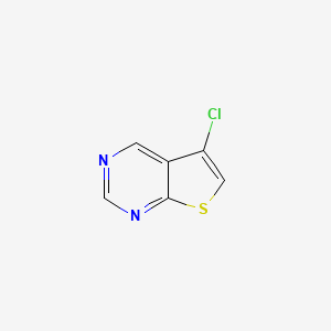 molecular formula C6H3ClN2S B13671485 5-Chlorothieno[2,3-d]pyrimidine 