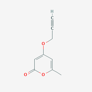 6-methyl-4-(prop-2-yn-1-yloxy)-2H-pyran-2-one