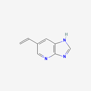 molecular formula C8H7N3 B13671573 6-Vinyl-1H-imidazo[4,5-b]pyridine 