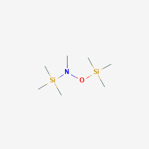 molecular formula C7H21NOSi2 B1367158 N-Methyl-N,O-bis(trimethylsilyl)hydroxylamine CAS No. 22737-33-3
