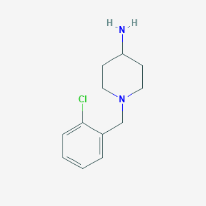 molecular formula C12H17ClN2 B1367164 1-(2-氯苄基)哌啶-4-胺 CAS No. 92539-15-6