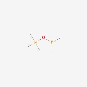 molecular formula C5H15OPSi B13671715 Trimethylsilyl dimethylphosphinite CAS No. 66436-13-3