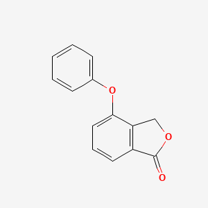 molecular formula C14H10O3 B13671780 4-Phenoxyisobenzofuran-1(3H)-one 