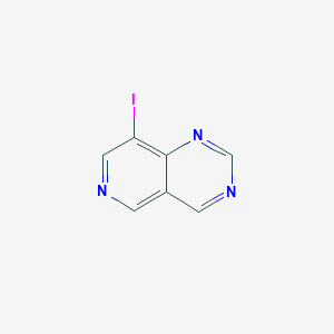 molecular formula C7H4IN3 B13671892 8-Iodopyrido[4,3-d]pyrimidine 