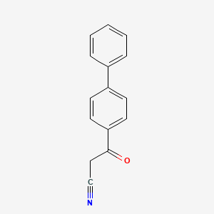 molecular formula C15H11NO B1367190 4-Phenylbenzoylacetonitrile CAS No. 78443-35-3