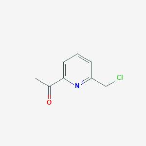 1-[6-(Chloromethyl)pyridin-2-yl]ethanone