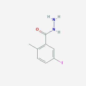 molecular formula C8H9IN2O B13672016 5-Iodo-2-methylbenzohydrazide 