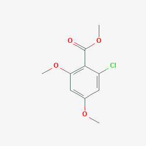 molecular formula C10H11ClO4 B13672046 Methyl 2-chloro-4,6-dimethoxybenzoate 