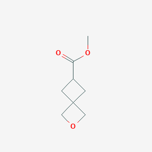 molecular formula C8H12O3 B13672052 Methyl 2-oxaspiro[3.3]heptane-6-carboxylate 