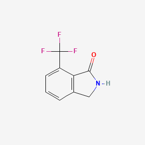molecular formula C9H6F3NO B13672055 7-(Trifluoromethyl)isoindolin-1-one 