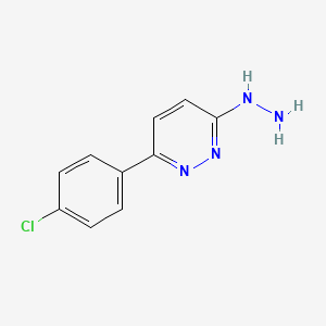 3-(4-Chlorophenyl)-6-hydrazinopyridazine