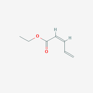 molecular formula C7H10O2 B13672183 (Z)-Ethyl penta-2,4-dienoate 