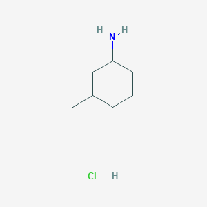 molecular formula C7H16ClN B1367219 3-Methylcyclohexanamine hydrochloride CAS No. 89854-71-7