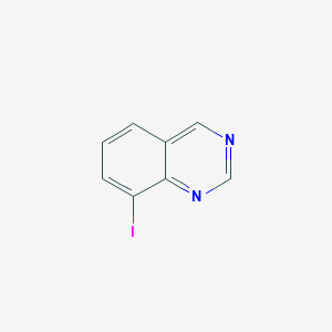 molecular formula C8H5IN2 B13672197 8-Iodoquinazoline 