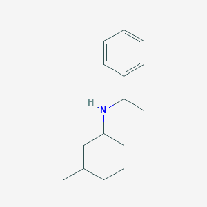 3-methyl-N-(1-phenylethyl)cyclohexan-1-amine