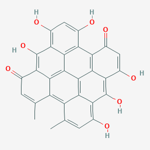 molecular formula C30H16O8 B13672213 Hypericin (Standard) 