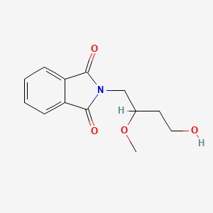 molecular formula C13H15NO4 B13672254 2-(4-Hydroxy-2-methoxybutyl)isoindoline-1,3-dione 