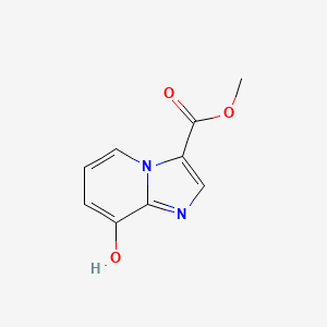 molecular formula C9H8N2O3 B13672275 Methyl 8-hydroxyimidazo[1,2-a]pyridine-3-carboxylate 