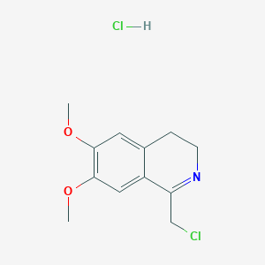 1-(Chloromethyl)-6,7-dimethoxy-3,4-dihydroisoquinoline hydrochloride