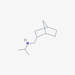 {Bicyclo[2.2.1]heptan-2-ylmethyl}(propan-2-yl)amine