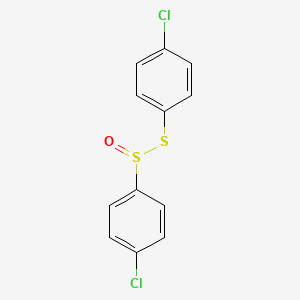molecular formula C12H8Cl2OS2 B13672313 S-(4-chlorophenyl) 4-Chlorobenzenesulfinothioate 