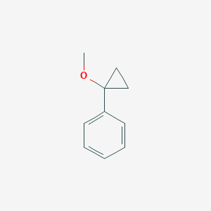 molecular formula C10H12O B13672320 (1-Methoxycyclopropyl)benzene CAS No. 29526-97-4