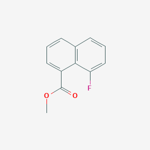molecular formula C12H9FO2 B13672418 Methyl 8-fluoro-1-naphthoate 