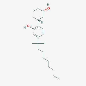molecular formula C23H38O2 B1367245 2-[(1R,3S)-3-hydroxycyclohexyl]-5-(2-methyldecan-2-yl)phenol 