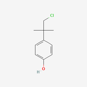 molecular formula C10H13ClO B13672514 4-(2-Chloro-1,1-dimethylethyl)phenol CAS No. 86867-71-2