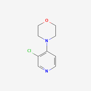 molecular formula C9H11ClN2O B13672536 4-(3-Chloropyridin-4-yl)morpholine 